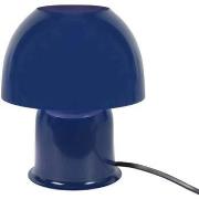 Lampes de bureau Tosel Lampe de chevet champignon métal bleu