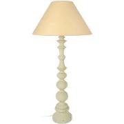 Lampes de bureau Tosel Lampe de salon droit bois crème