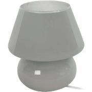 Lampes de bureau Tosel Lampe de chevet champignon verre gris