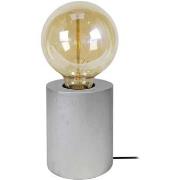 Lampes de bureau Tosel Lampe de chevet cylindrique bois gris