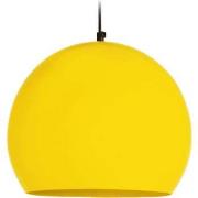 Lustres, suspensions et plafonniers Tosel Suspension globe métal jaune