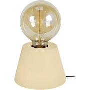 Lampes de bureau Tosel Lampe de chevet conique bois jaune