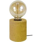 Lampes de bureau Tosel Lampe de chevet globe bétonjaune