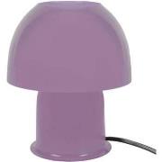 Lampes de bureau Tosel Lampe de chevet champignon métal mauve