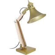 Lampes de bureau Tosel Lampe de bureau articulé métal naturel et or
