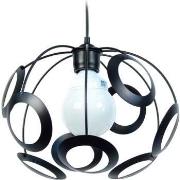 Lustres, suspensions et plafonniers Tosel Suspension globe métal noir