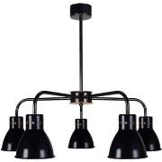 Lustres, suspensions et plafonniers Tosel Lustre multi bras métal noir