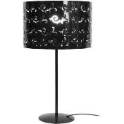 Lampes de bureau Tosel Lampe a poser droit métal noir