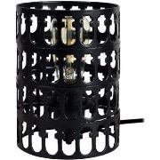 Lampes de bureau Tosel Lampe de chevet cylindrique métal noir