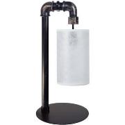 Lampes de bureau Tosel Lampe de chevet arqué métal noir et blanc