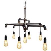 Lustres, suspensions et plafonniers Tosel Lustre multi bras métal noir...