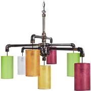 Lustres, suspensions et plafonniers Tosel Lustre multi bras métal noir...