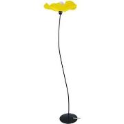 Lampadaires Tosel Lampadaire arbre métal noir et jaune