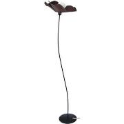 Lampadaires Tosel Lampadaire arbre métal noir et marron