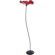 Lampadaires Tosel Lampadaire arbre métal noir et rouge