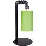 Lampes de bureau Tosel Lampe de chevet arqué métal noir et vert