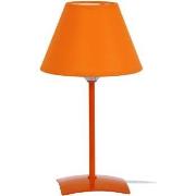 Lampes de bureau Tosel Lampe de chevet droit métal orange