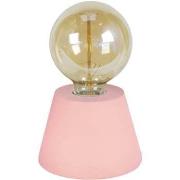 Lampes de bureau Tosel Lampe de chevet conique bois rose