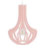 Lustres, suspensions et plafonniers Tosel Suspension bombé bois rose p...