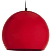 Lustres, suspensions et plafonniers Tosel Suspension globe métal rouge