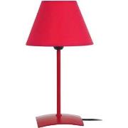 Lampes de bureau Tosel Lampe de chevet droit métal rouge