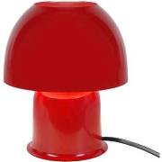 Lampes de bureau Tosel Lampe de chevet champignon métal rouge