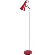 Lampadaires Tosel lampadaire liseuse articulé métal rouge