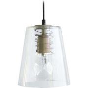 Lustres, suspensions et plafonniers Tosel Suspension conique verre tau...