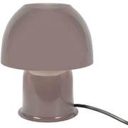 Lampes de bureau Tosel Lampe de chevet champignon métal taupe