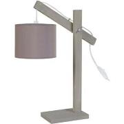 Lampes de bureau Tosel Lampe de bureau articulé bois taupe