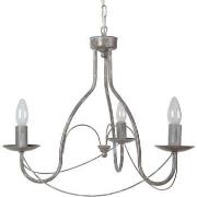 Lustres, suspensions et plafonniers Tosel Lustre multi bras métal taup...