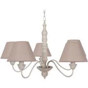 Lustres, suspensions et plafonniers Tosel Lustre multi bras bois taupe...