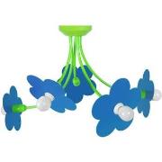 Lustres, suspensions et plafonniers Tosel Lustre multi bras métal vert...