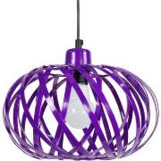 Lustres, suspensions et plafonniers Tosel Suspension globe métal viole...