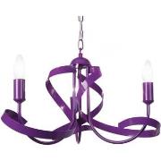 Lustres, suspensions et plafonniers Tosel Lustre multi bras métal viol...