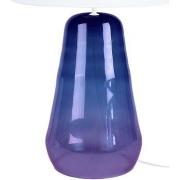 Lampes de bureau Tosel Lampe de chevet conique verre violet et blanc