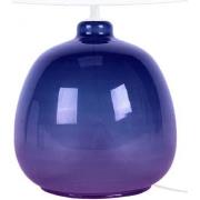 Lampes de bureau Tosel Lampe de chevet globe verre violet et blanc