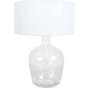 Lampes de bureau Tosel Lampe de chevet bouteille verre transparent et ...