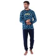 Pyjamas / Chemises de nuit Achile Pyjama long avec jogging en pur coto...