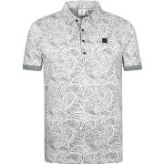 T-shirt Blue Industry M25 Polo Paisley Vert