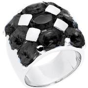 Bijoux Orusbijoux Bague Hera Argent Pierre Onyx Noir