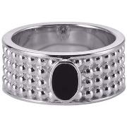 Bijoux Orusbijoux Bague En Argent Jacky Boule Pierre Onyx