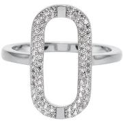 Bijoux Orusbijoux Bague Argent Ovale Sertie De Zirconium