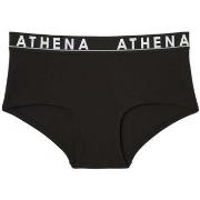 Shorties &amp; boxers Athena Boxer Femme Coton EASY COLOR Noir