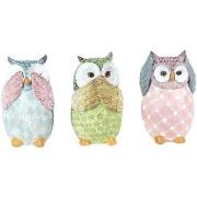 Statuettes et figurines Signes Grimalt Hibou Set 3 Unités