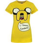 T-shirt Dessins Animés I Choose Sandwich