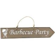 Tableaux, toiles Qualiart Plaque décorative en bois - Barbecue Party -...