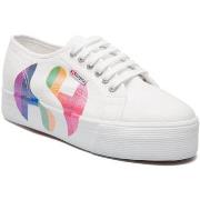 Baskets basses Superga 2790-COTW PRINTED LOGOGLITTER