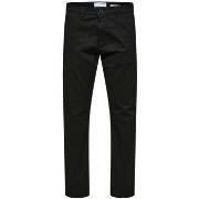 Pantalon Selected Slim Tape New Miles Pants - Black