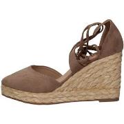 Espadrilles Woz RAFFIA-90 Espadrilles Femme Taupe